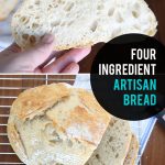 Crazy Easy 4 Ingredient Artisan Bread - It's Always Autumn