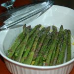 Steamed Asparagus | Microwavable Trick – A Hint of Ginger
