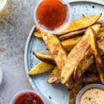 Crispy Oven Baked Potato Wedges - Foodness Gracious