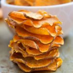 Crunchy Baked Sweet Potato Chips - Living Sweet Moments