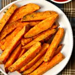 Simple Baked Sweet Potato Fries (5-ingredient)