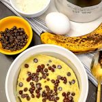 Banana Chocolate Chip Mug Cake {Just 4 ingredients!} - Lauren Fit Foodie