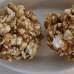 Peanut Butter Popcorn Balls - The Lazy Vegan Baker