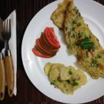 How to Make Perfect Breakfast Omelette with a side of spiced baked potatoes  - CookCodex