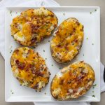 Breakfast Twice Baked Potato - I Am Homesteader