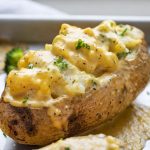 Broccoli Cheese Twice Baked Potato - I Am Homesteader