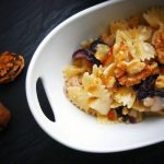 Camembert-pear farfalle pasta; with radicchio - PassionSpoon recipes