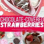 Pink & White Chocolate Covered Strawberries - In the Kids' Kitchen