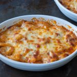 cheesy baked tortellini & homemade marinara sauce - Marin Mama Cooks