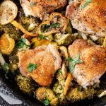 Lemon Pepper Chicken & Broccoli Skillet | Chelsea Joy Eats