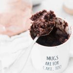 The Moistest Chocolate Mug Cake - Mug Cake For One or Two - No Eggs!