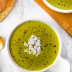 Creamy Vegan Spinach Soup (made in the blender!)