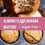 Muffins de plátano con harina de almendras (video) - iFOODreal - Healthy  Family Recipes | Almond flour banana muffins, Banana recipes, Almond flour  muffins