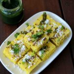 dhokla in microwave | instant dhokla recipe | microwave gujarati dhokla