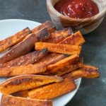 easy oven baked sweet potato fries - Marin Mama Cooks