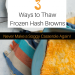 Why You Should Thaw Your Frozen Hash Browns Before Cooking (& How)! | Frozen  hashbrown recipes, Hashbrown recipes, Hashbrowns