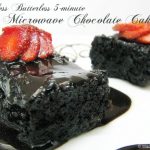 Eggless, Butterless 5-minute Microwave Chocolate Cake |