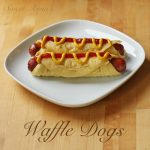 waffle wrapped hot dogs (aka waffle dogs) | Sweet Anna's