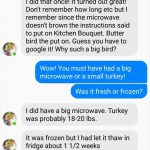 People Ask Their Parents How To Cook A 25 Lb Turkey In A Microwave And Here  Are 31 Hilarious Responses | Bored Panda