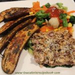 Roasted Eggplant & Tuna Crunch – 250 calories – Low Calorie Recipe Book