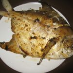 Grilled Whole Pomfret