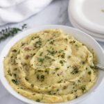 Dairy Free Roasted Garlic Mashed Potatoes - GF, WFPB option