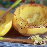 How to Cook Spaghetti Squash Two Different Ways - in the Microwave or in  the Oven - Kitchen Treaty Recipes