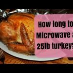 How long to microwave a 25 pound turkey - YouTube