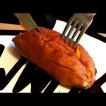 Microwave-Baked Sweet Potato Recipe - YouTube