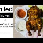 How to grill a full chicken in microwave oven/ Rotisserie chicken at home -  YouTube