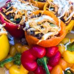 Simple Vegan Stuffed Bell Peppers with Tofu and Vegetables - The Little  City Seed