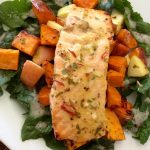 Salmon, Sweet Potato and Apple Roast « Orchard News and Chews