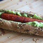 Carrot Hot Dog with Avocado – Vegan Mammy