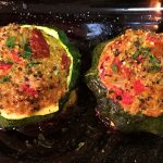 Veggie & Quinoa Stuffed Patty Pan Squash – My World (and recipes too)