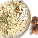 Shiitake Mushroom Risotto – Muddled and Minced