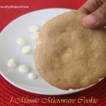 1-Minute Eggless Microwave Cookies | Traditionally Modern Food