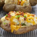 Jalapeno Popper Twice Baked Potatoes - I Am Homesteader