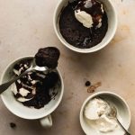 keto brownie in a mug - Stem + Spoon