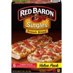 how to cook red baron french bread pizza in microwave only