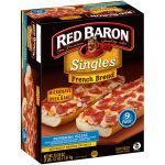 how to cook red baron french bread pizza in microwave only