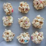 Rainbow Marshmallow Popcorn Balls