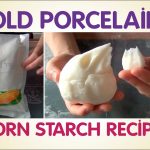 Cold Porcelain Experiment Series Part 2: Corn starch cold porcelain recipe  with microwave - YouTube