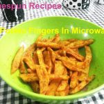 Spicy Potato Fingers In LG Microwave Oven |French Fries In Microwave mode  |No Convection No Grill - YouTube