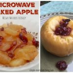 WW Microwave Baked Apple Dessert Recipe | Simple Nourished Living