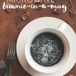 Microwave brownie in a mug | mug dessert
