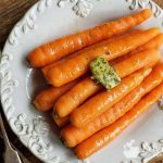 Microwave Steamed Baby Carrots -
