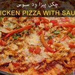 Chicken Pizza Recipe with Sauce | Pakistani Pizza Recipes in English