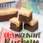 Easy Microwave Buckeye Fudge | Just Microwave It