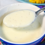 3 Minute Microwave White Gravy {Béchamel Sauce} | Just Microwave It