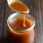 5 Minute Microwave Caramel Sauce – Baked by Rachel